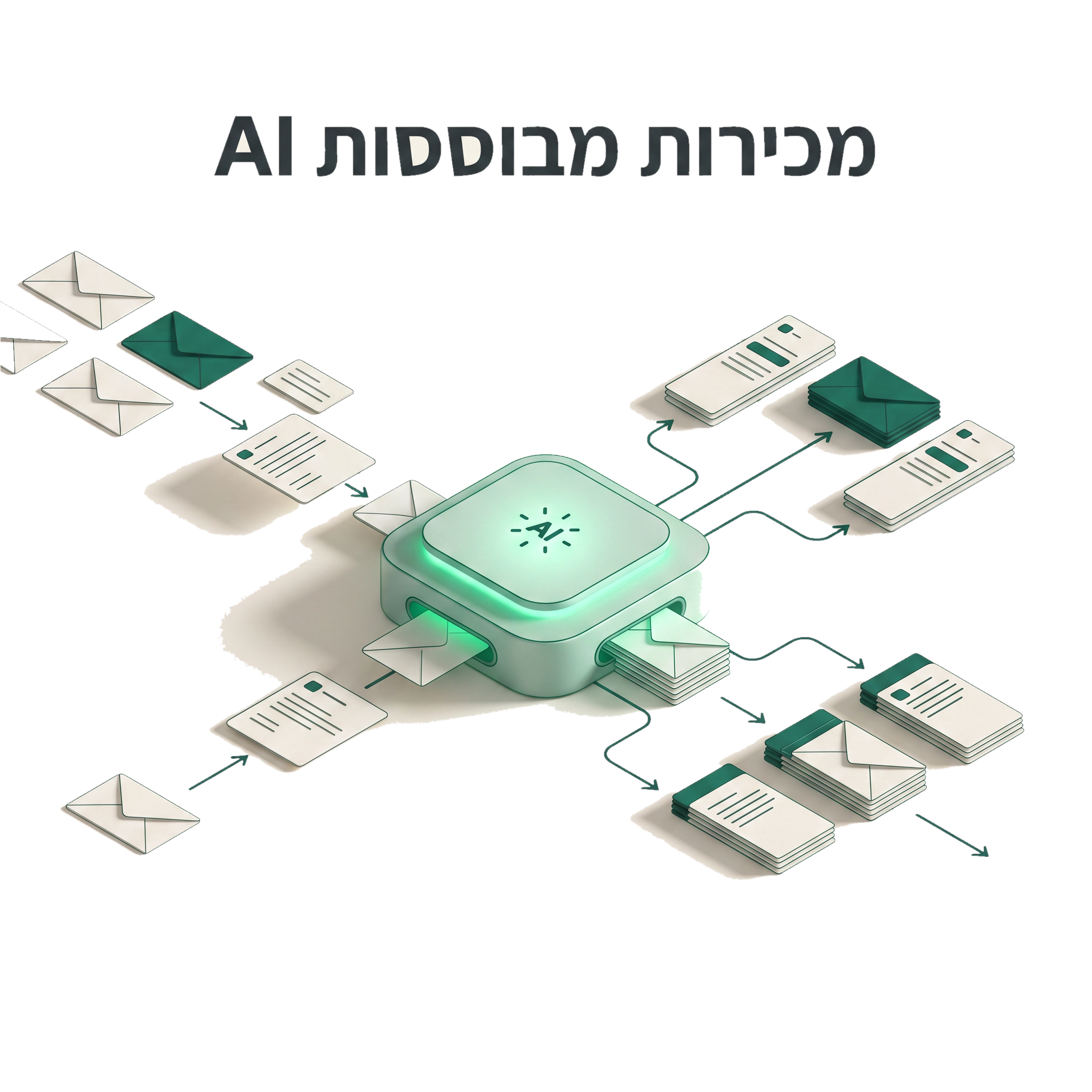 The solution: an AI-powered sales system that sends personalized emails, follows up and replies automatically, right through to close.